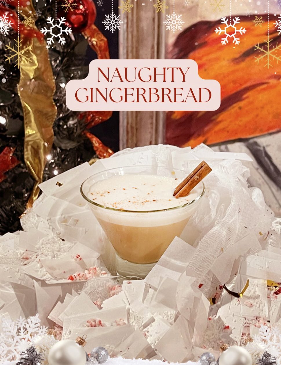 Naughty Gingerbread Holiday Cocktail