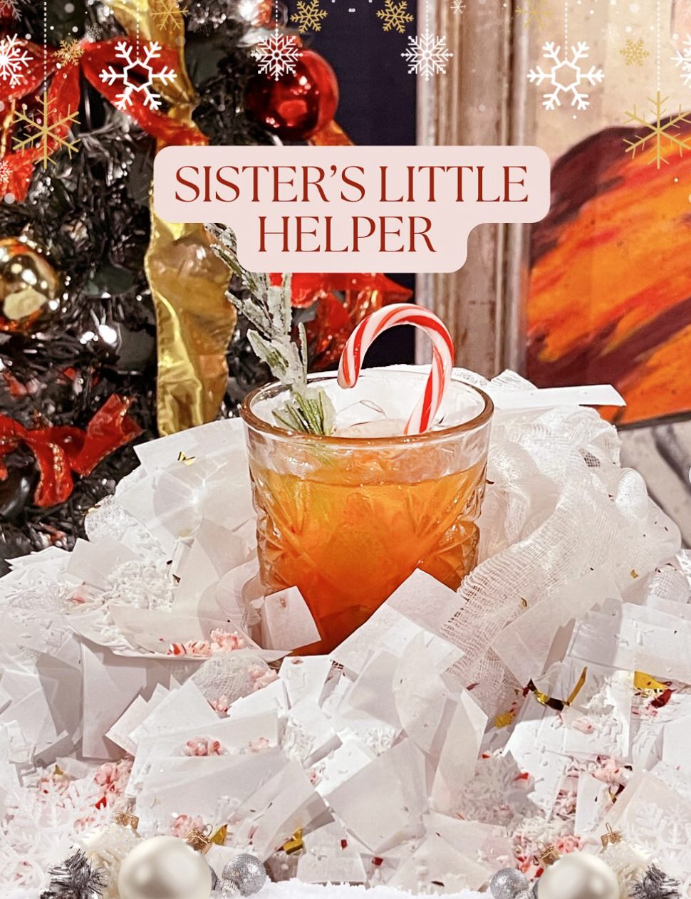 Sister's Little Helper Holiday Cocktail