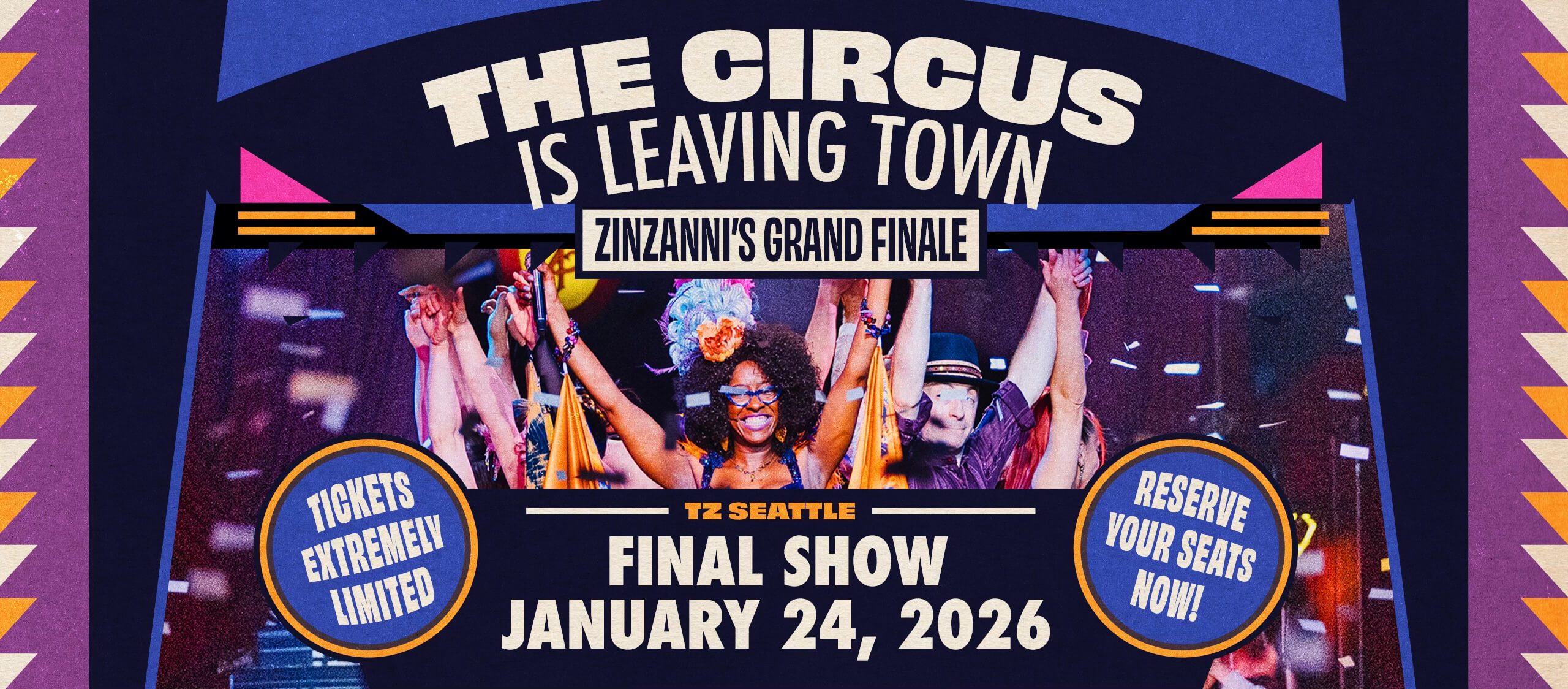 The Circus is Leaving Town! Final Show January 24